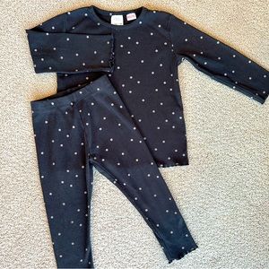 2 Zara ribbed sets, size 2-3